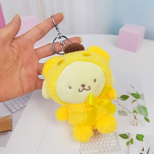 Kawaii Plush Dolls Keychains