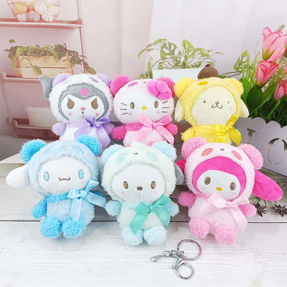 Kawaii Plush Dolls Keychains